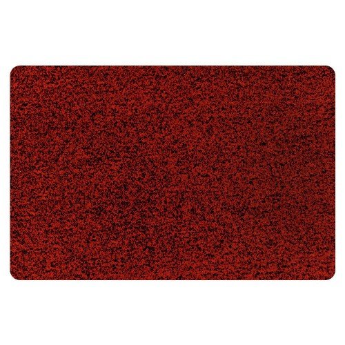CUSHION DOORMAT, RED/BLACK 46 X 76 CM