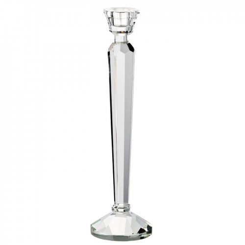 Diamonds glass Candleholder 31 cm